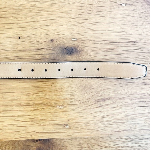 Faux Vegan Leather Men’s Casual Dress Belt in Dark Brown SZ Medium 34-36 - Picture 7 of 8